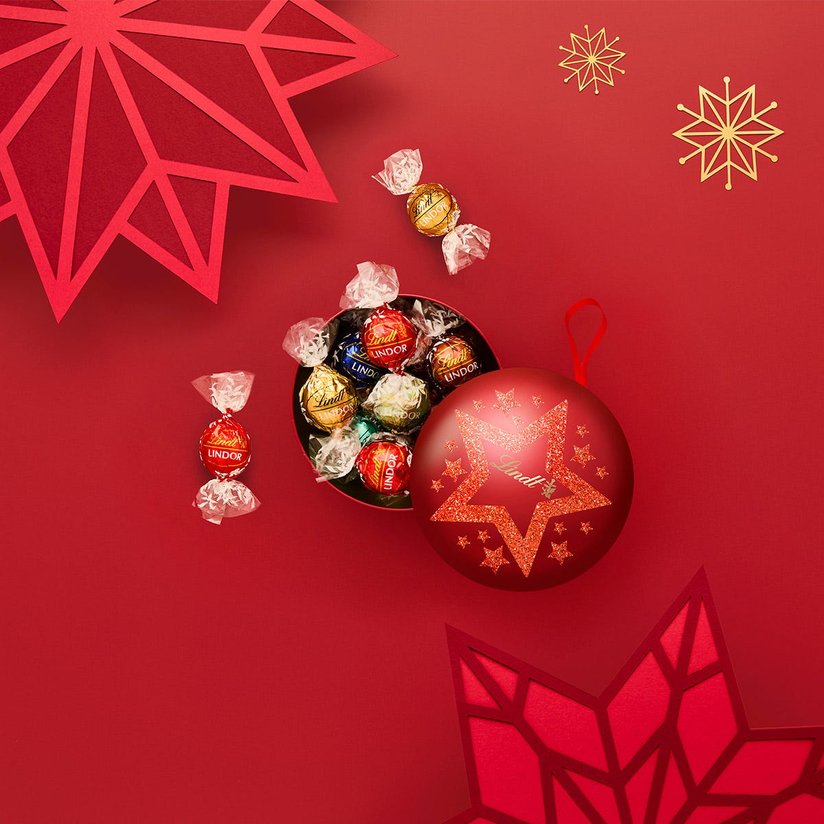 Lindt Pick & Mix Christbaumkugel, 200g