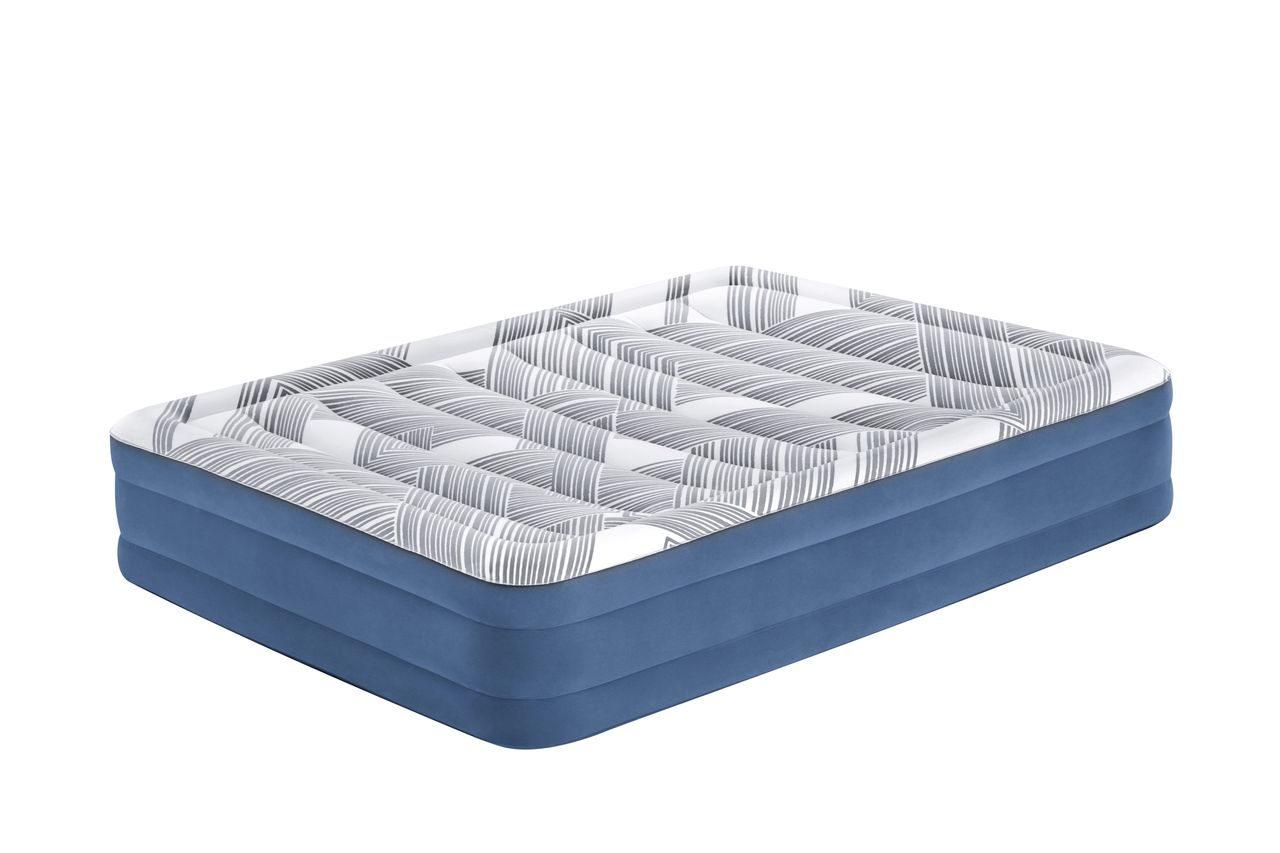 Bestway TriTech™ Doppelluftbett Fashion Flock™ mit Oberfläche & Elektropumpe