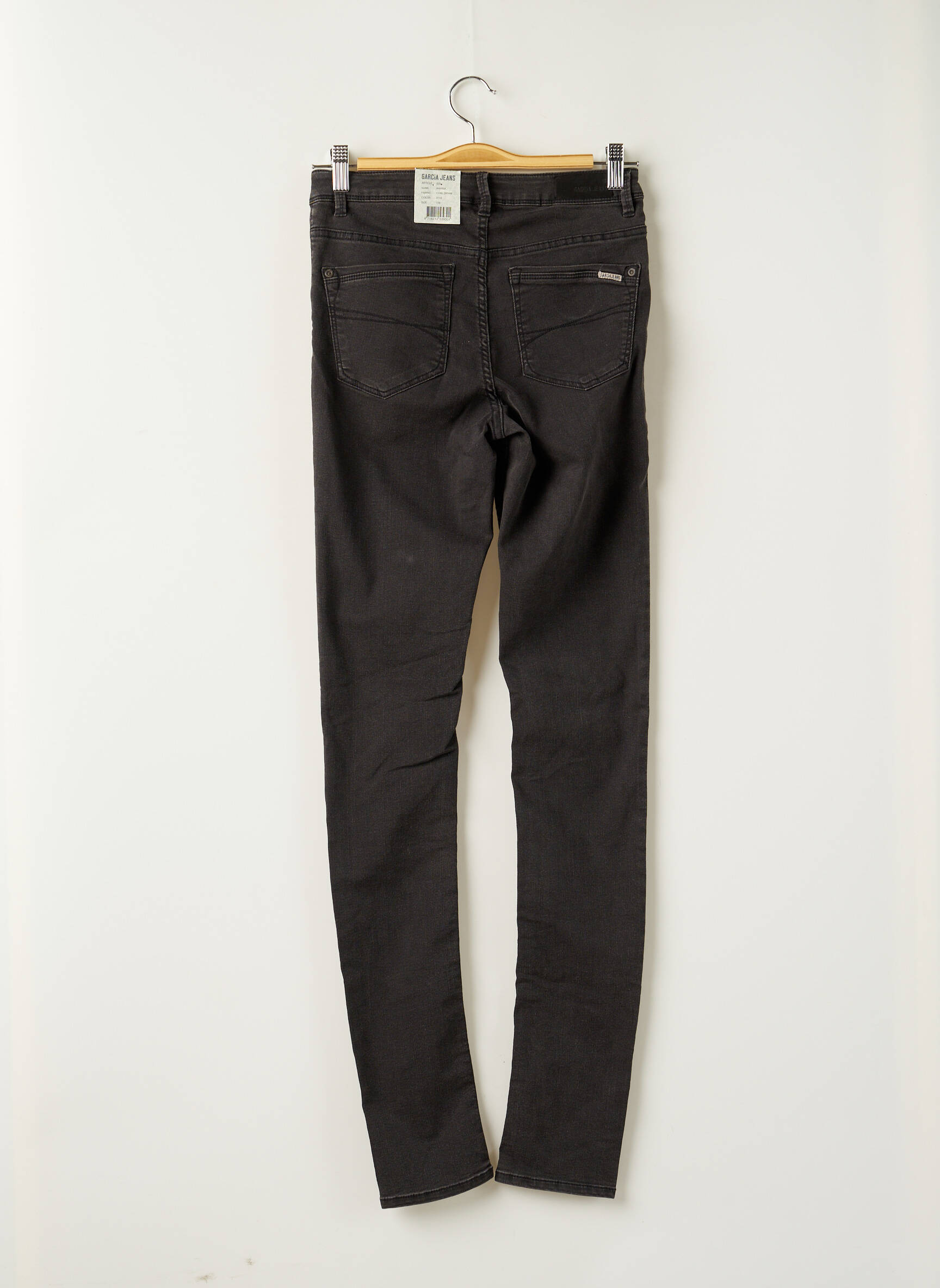 Garcia Pantalons Slim Fille couleur gris