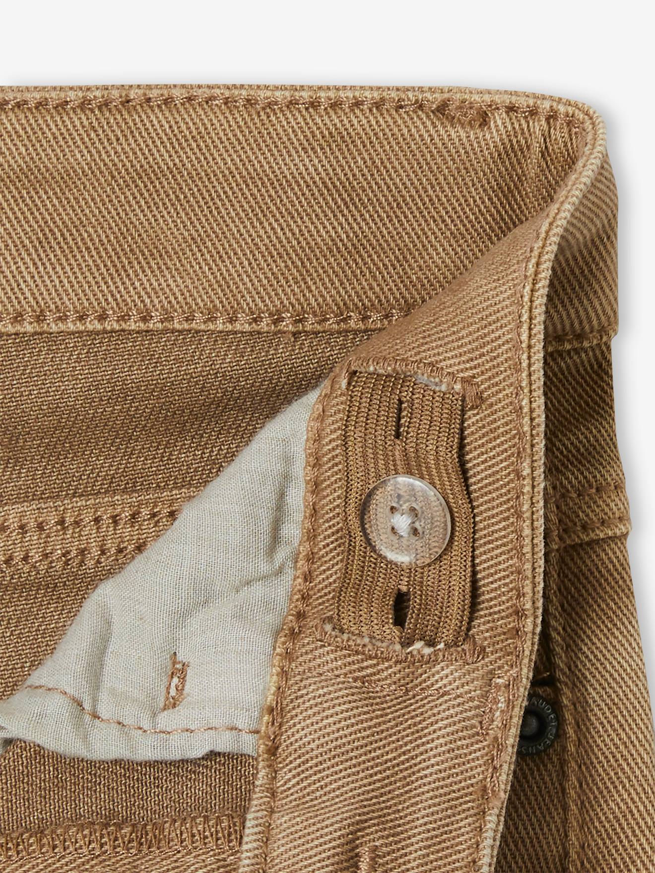 Vertbaudet Jungen Slim-Fit-Hose, Hüftweite REGULAR - schokolade