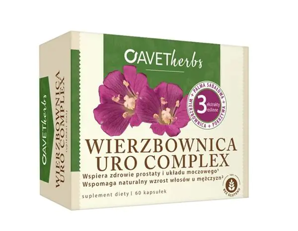 „Avet Pharma“ žolelės, gluosnių urogenitalinio komplekso kapsulės