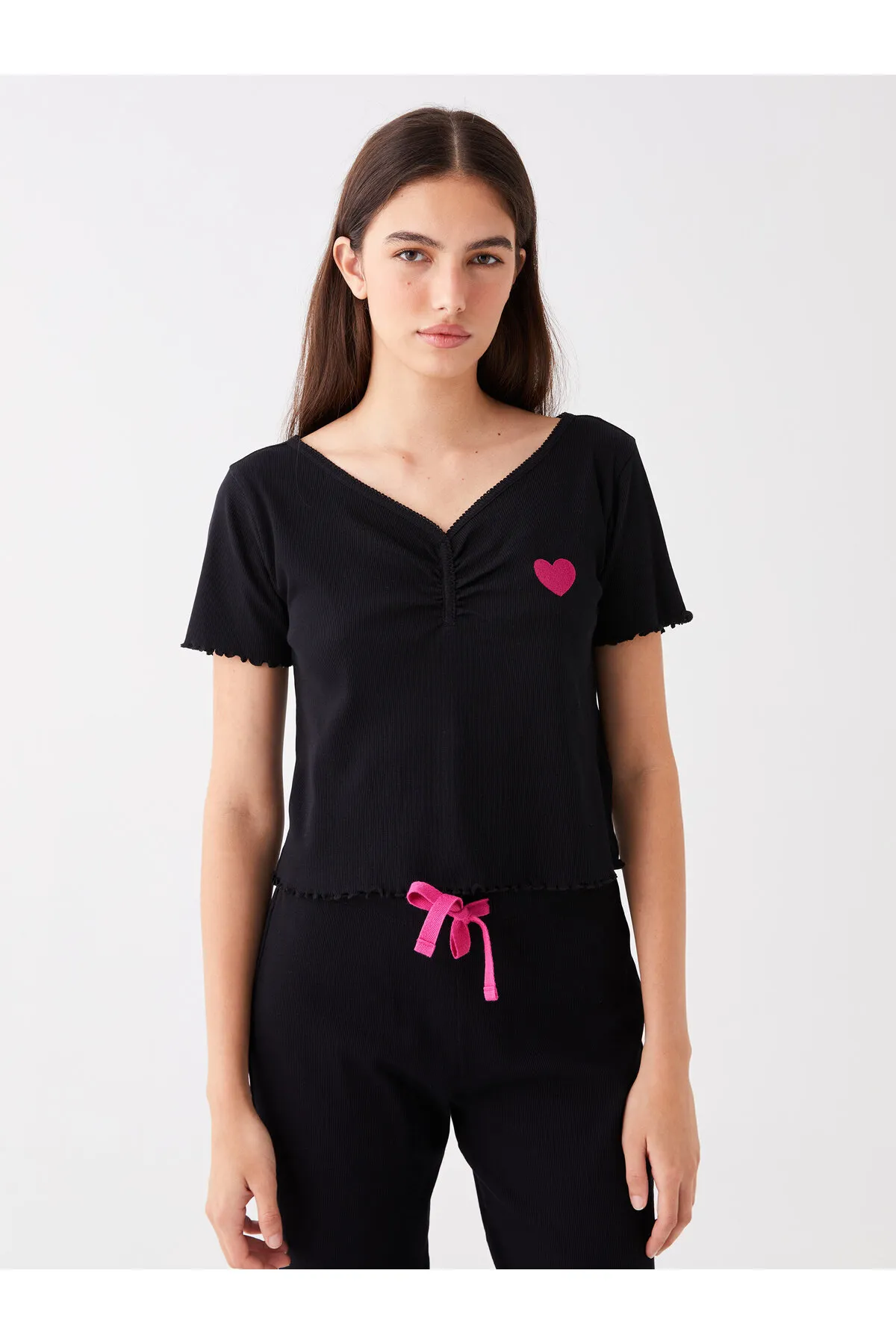 LC Waikiki  Pyjama set - Grau - Unifarben