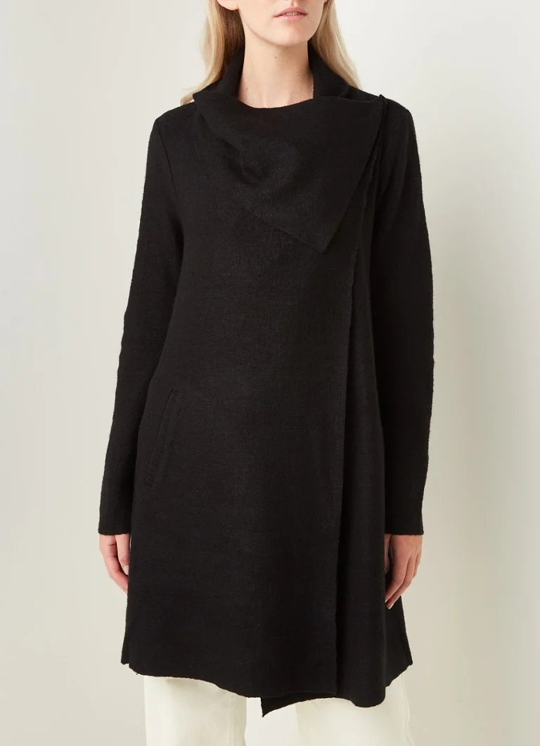 Cardigan Phase Eight Bellona din amestec de lână cu buzunare fantă