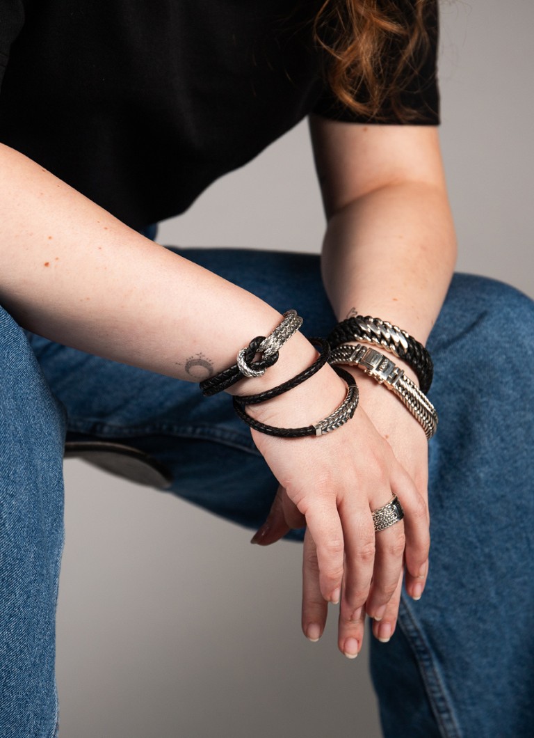 Bracelet Buddha to Buddha Katja Knot Mix en argent