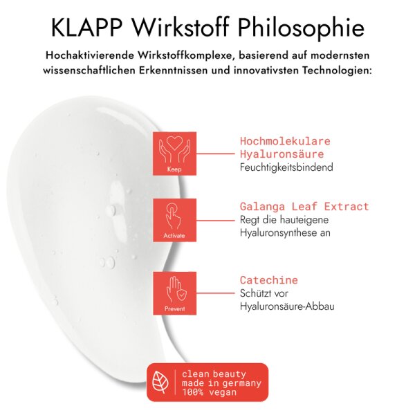 KLAPP Skin Care Science Triple Action Moisturizing Serum Gesichtsserum