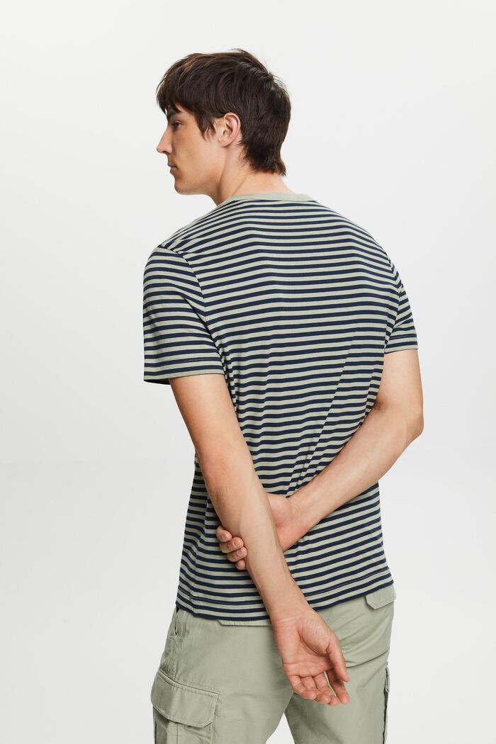 Gestreiftes Jersey T-Shirt, 100 % Baumwolle