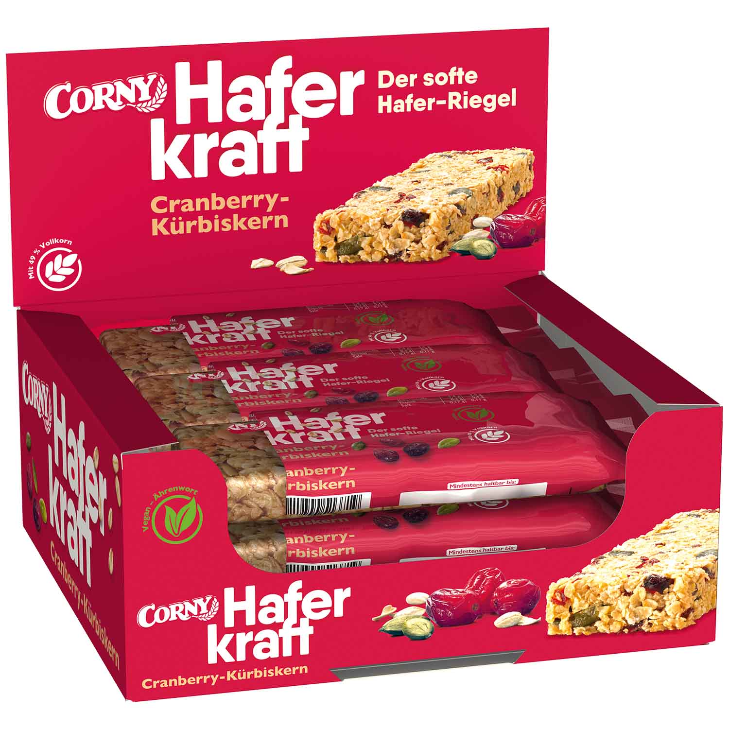 Corny Haferkraft Cranberry-Kürbiskern 65g