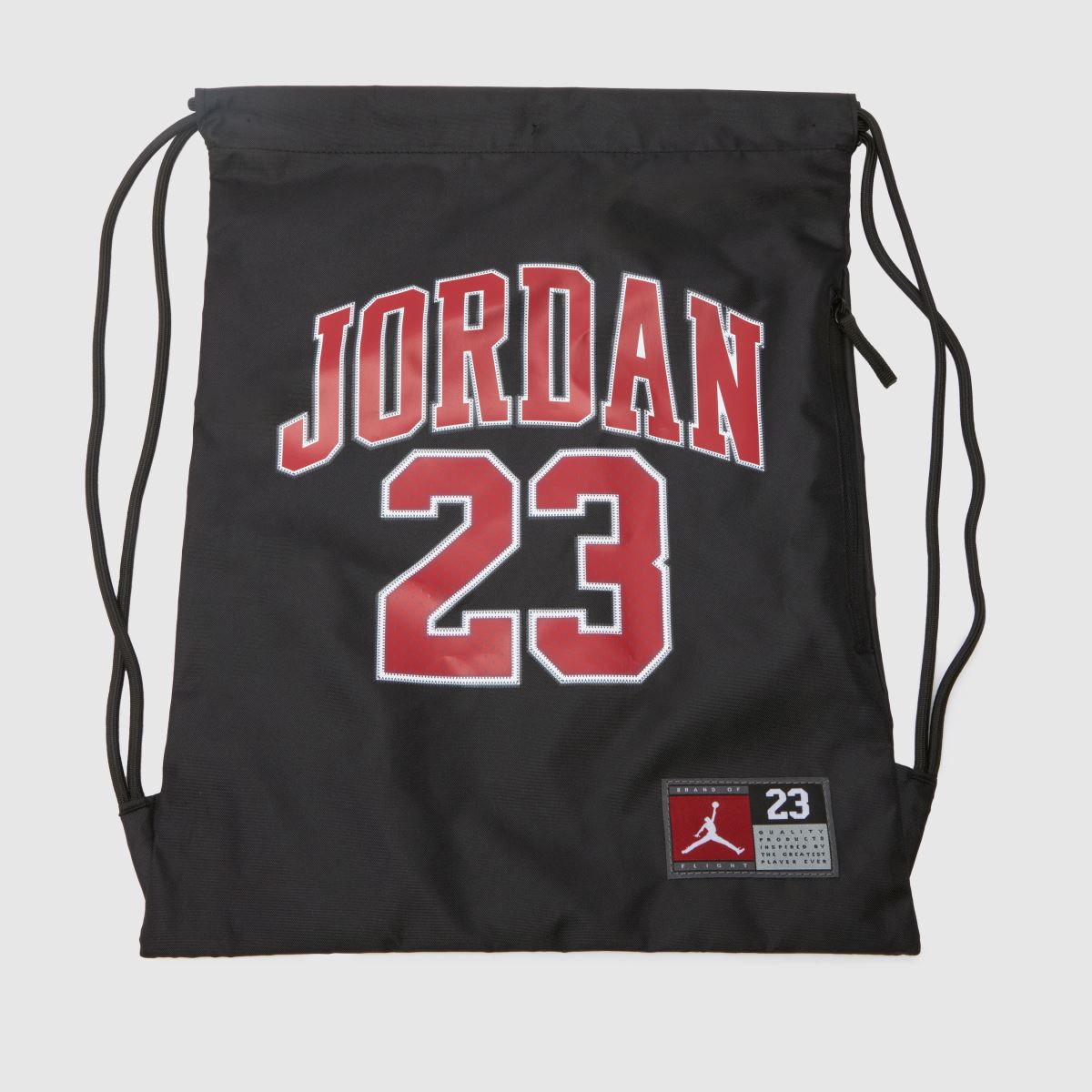 Nike svart & röd Jordan jersey gympåse