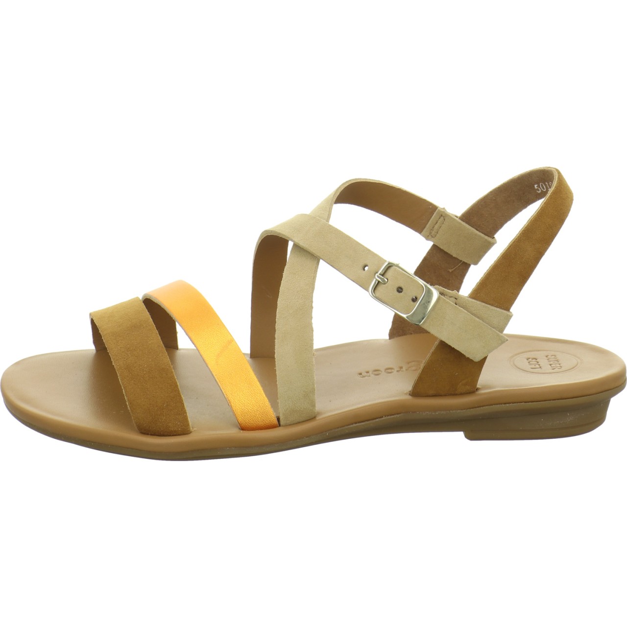 PAUL GREEN Riemchen Sandalen bunt 0066-7589-006/Sandale