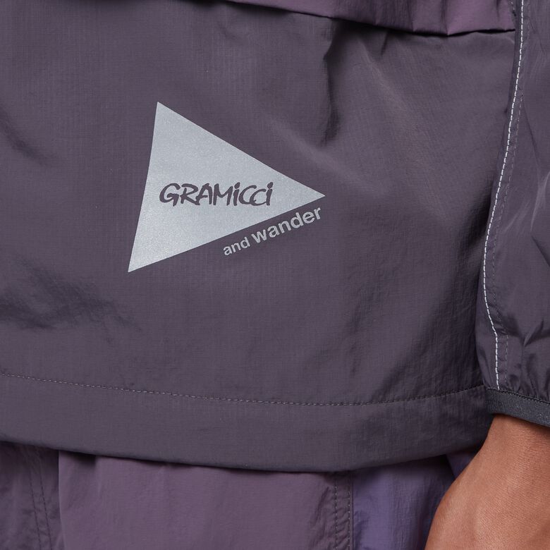 Gramicci x And Wander Patchwork Wind Hoodie multi purple