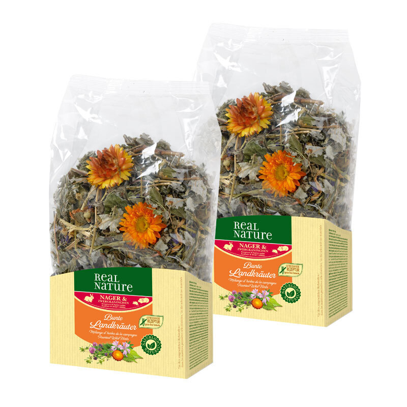 REAL NATURE Snacks REAL NATURE Kräuter 2x100g Bunte Landkräuter