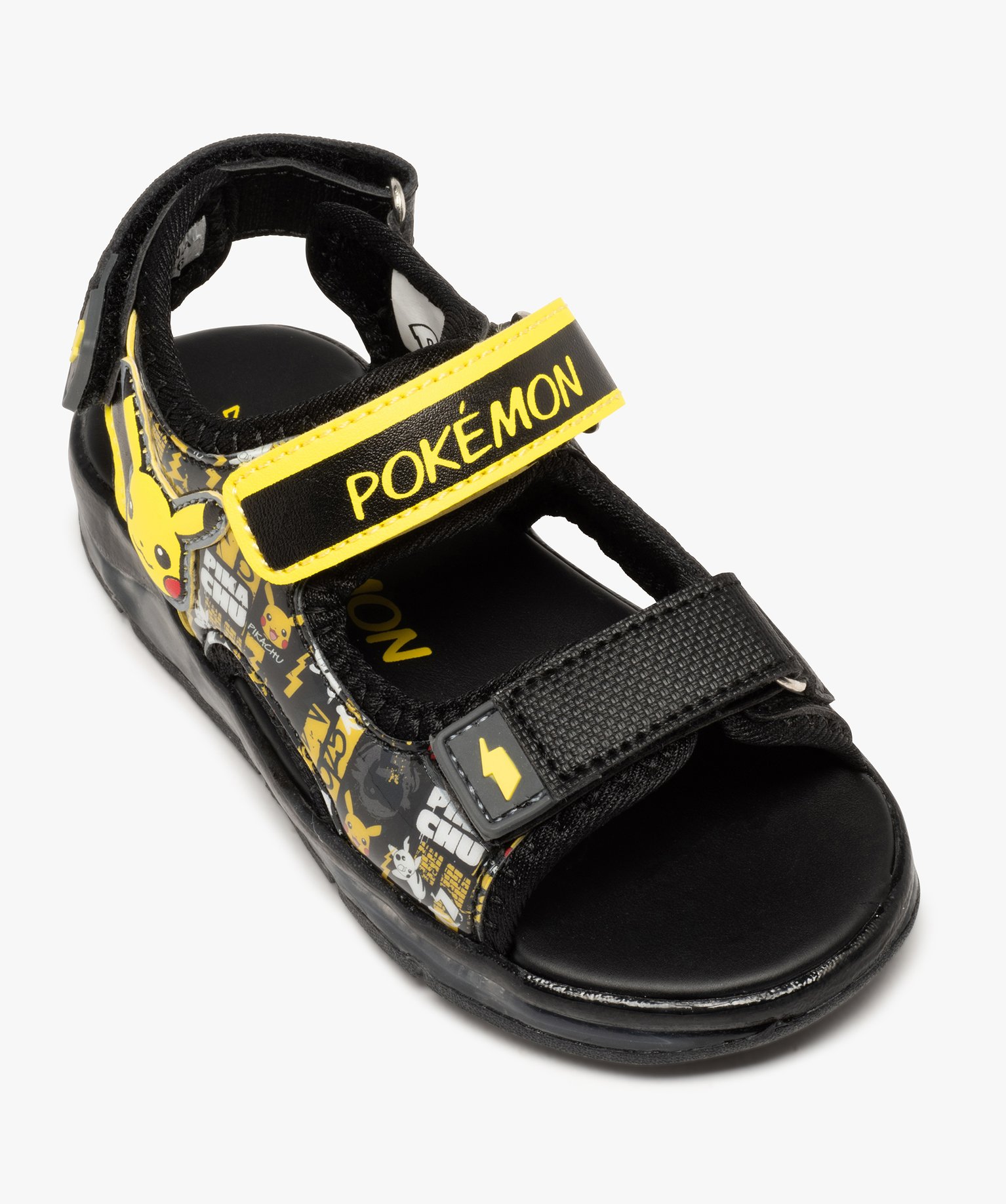 Sandales Garçon sport à scratchs - Pokemon noir | GEMO