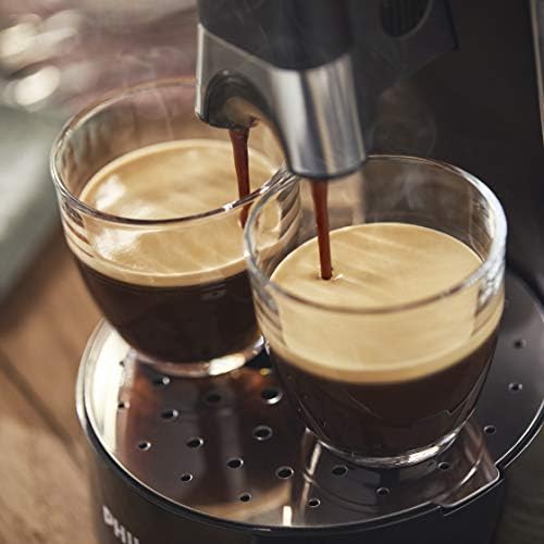 Philips SENSEO Select Machine à café à dosettes, Intensity Plus, Crema Plus, Sauge, Une ou deux tasses à la fois, Bec verseur métallique ajustable (CSA240/61)