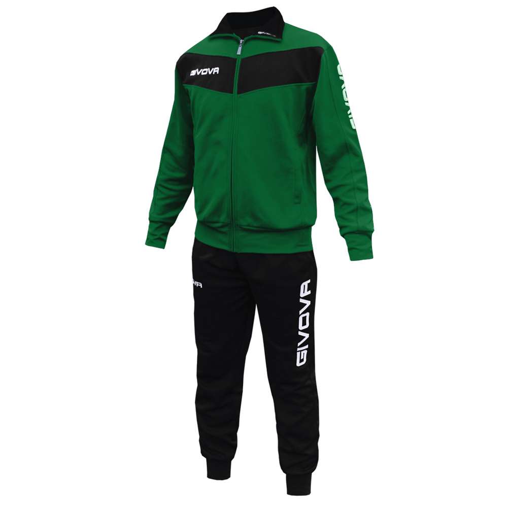 Givova Tuta Visa Trainingsanzug grün/schwarz