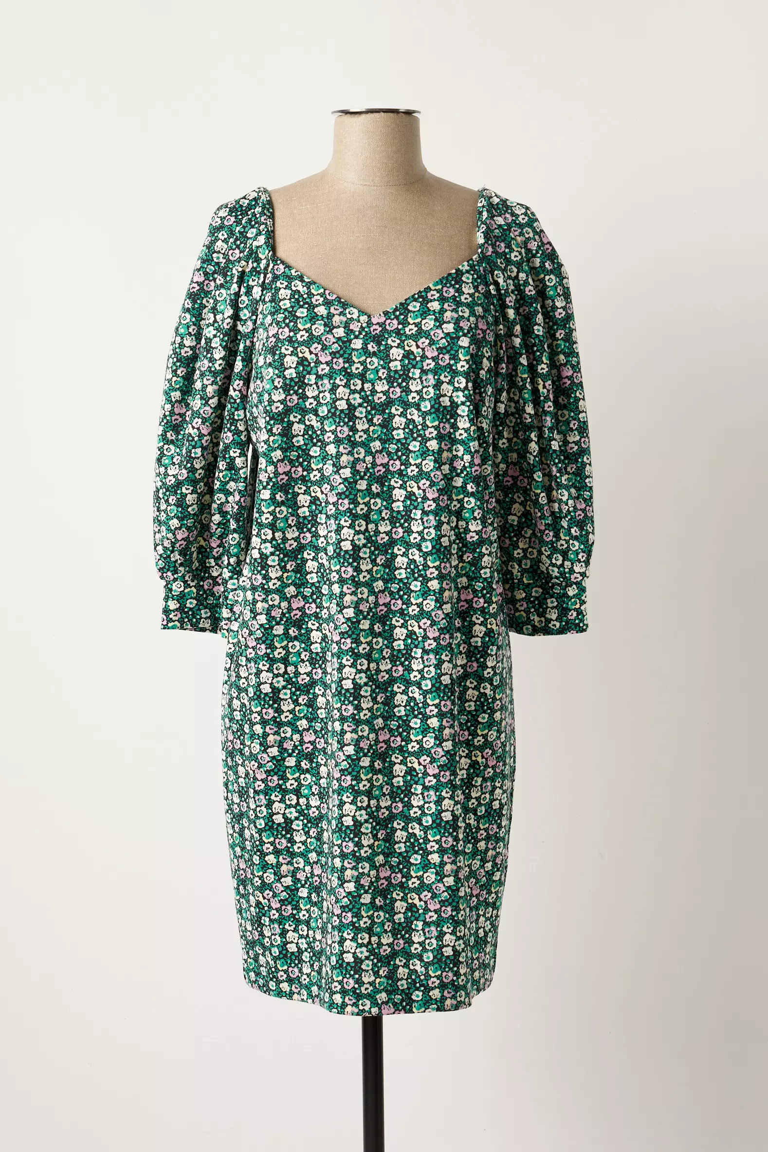 Ichi Robes Mi Longues Femme couleur vert