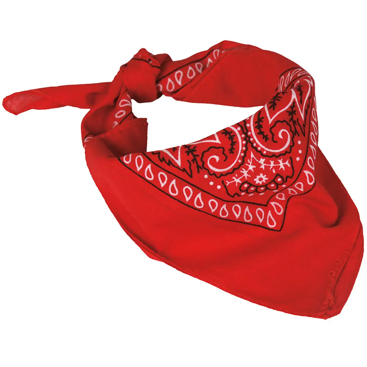 Bandana US Halstuch Paisley rot