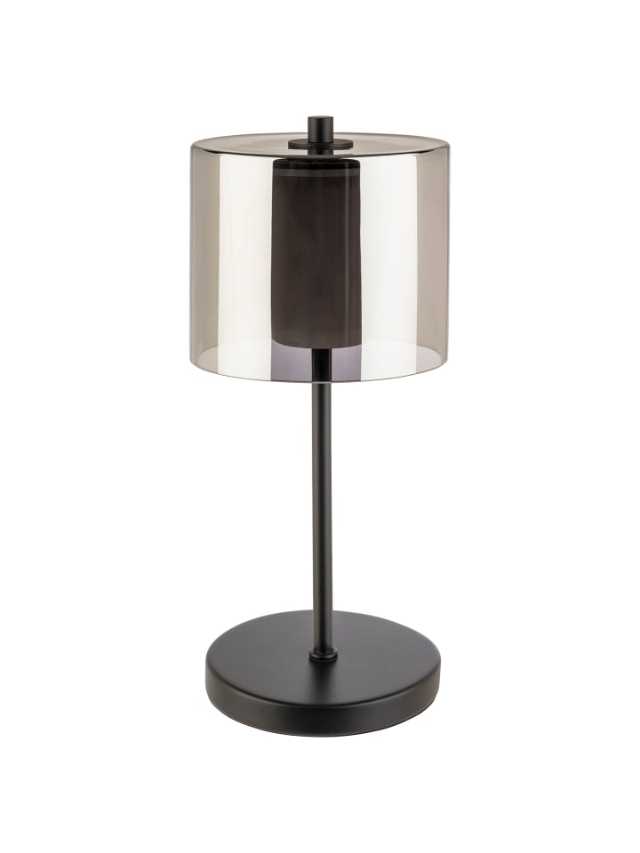 APS Tischleuchte in schwarz, Ø 12 cm, H: 28 cm, Glas/Metall günstig kaufen onesize