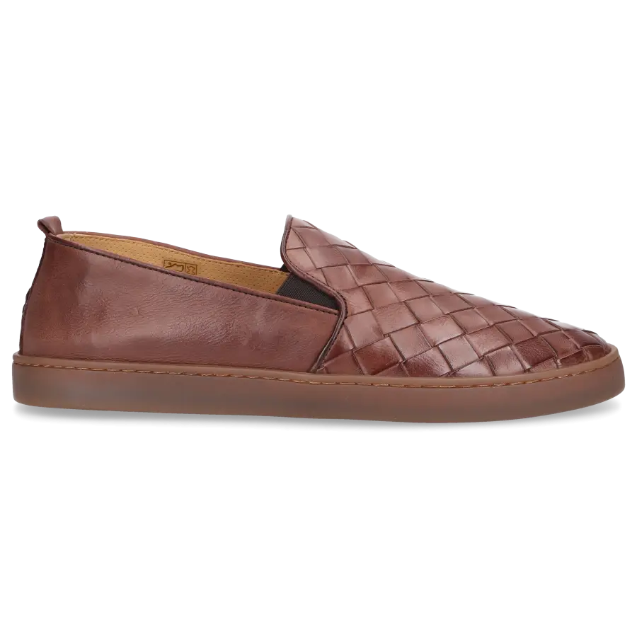 Henderson - Slipper ANTIPAROS Kalbsleder - braun