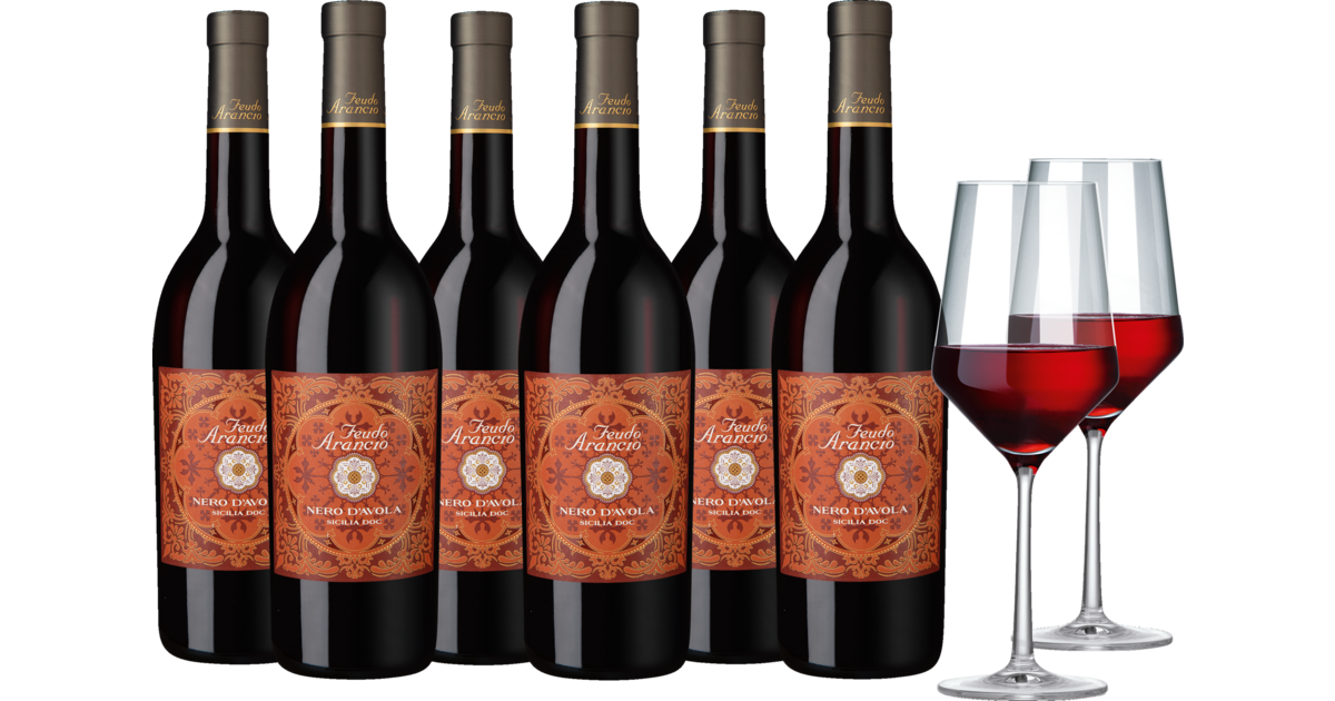 Vorteilspaket Feudo Arancio Nero d'Avola