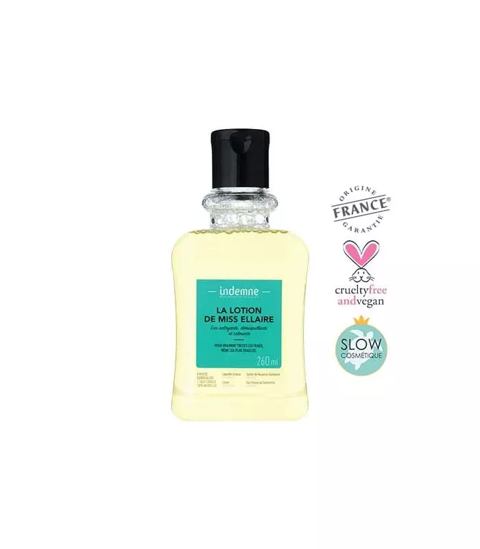 LOTION DE MISS ELLAIRE Eau micellaire démaquillante et purifiante bio
