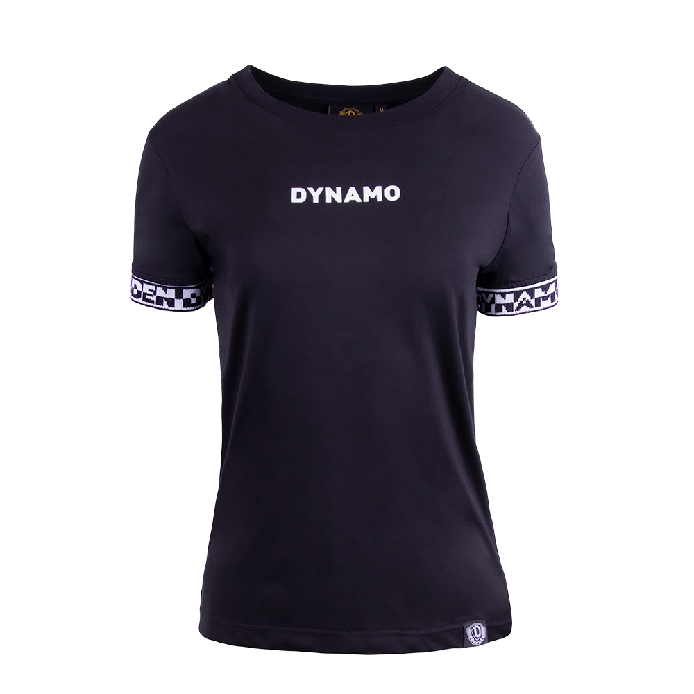 Damen T-Shirt DYNAMO Cuff schwarz