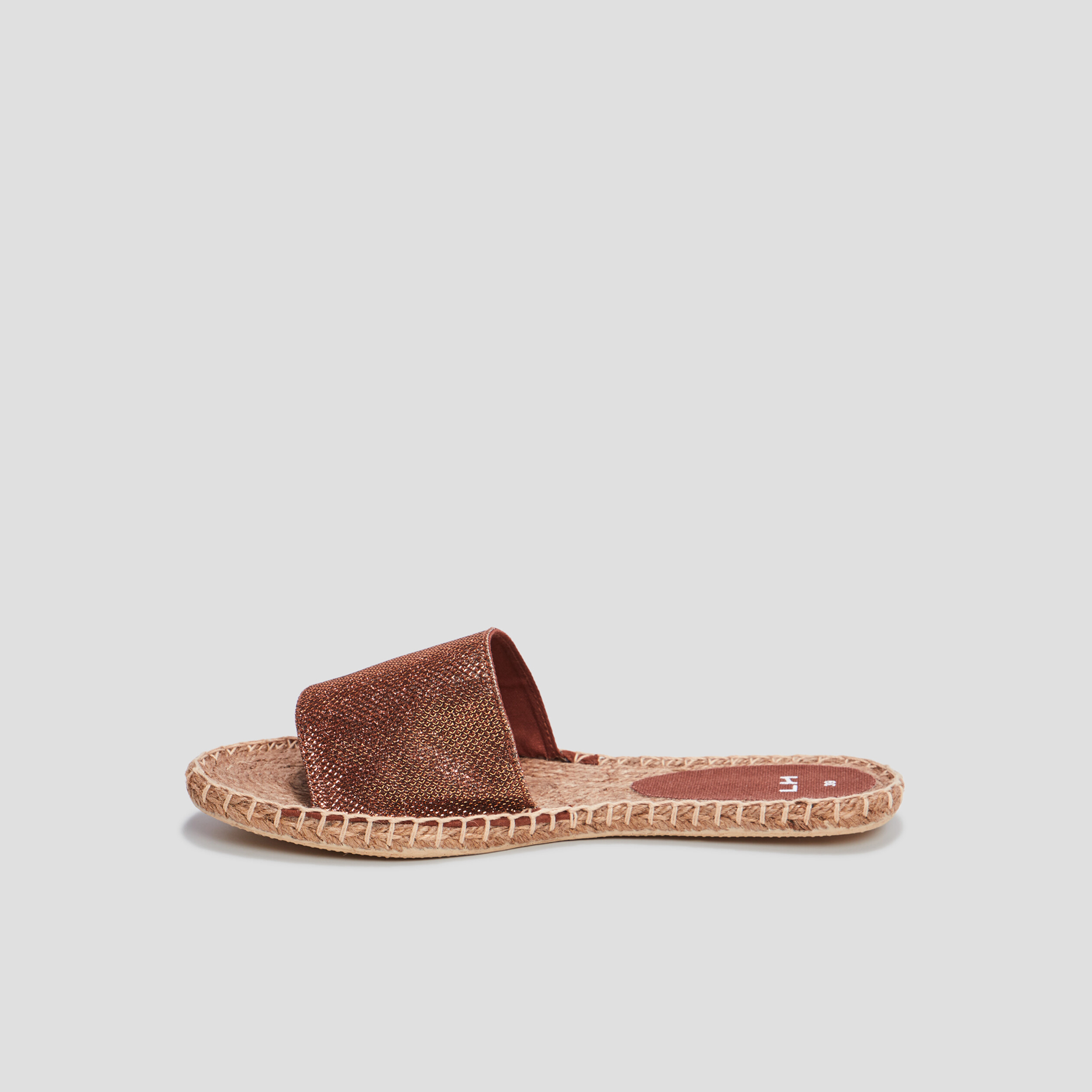 Mules détails cordes couleur or femme | La Halle