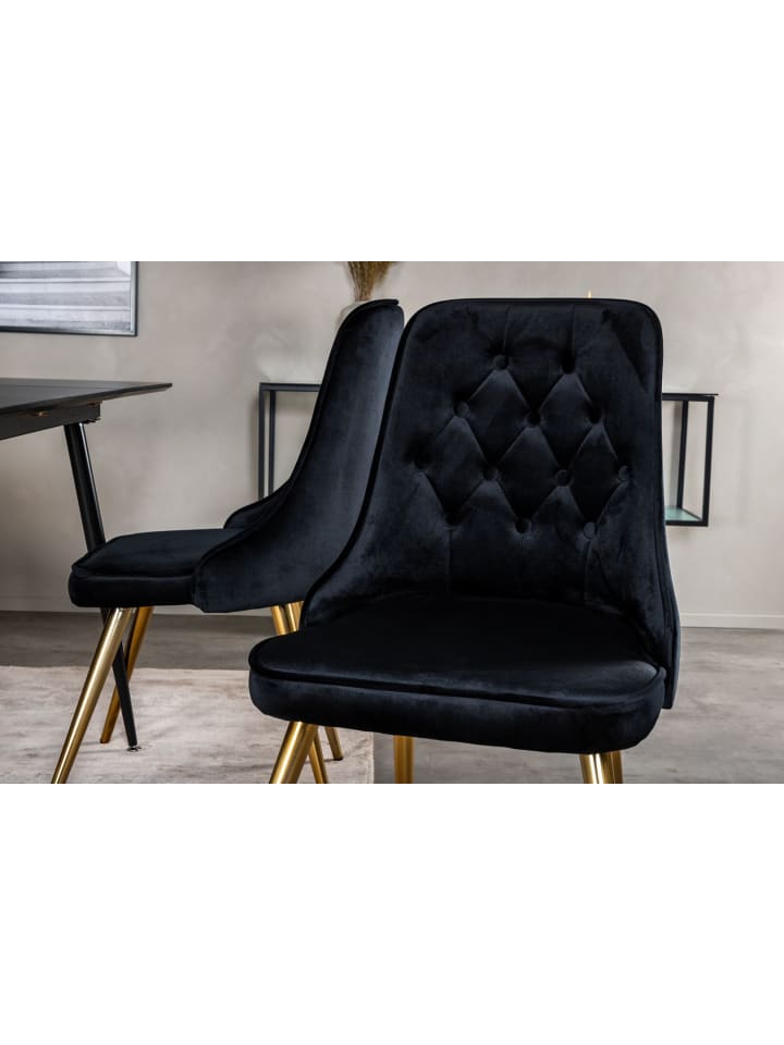ebuy24 Essgruppe Silar 9 (5-teilig) Schwarz 90 x 120 cm günstig kaufen onesize