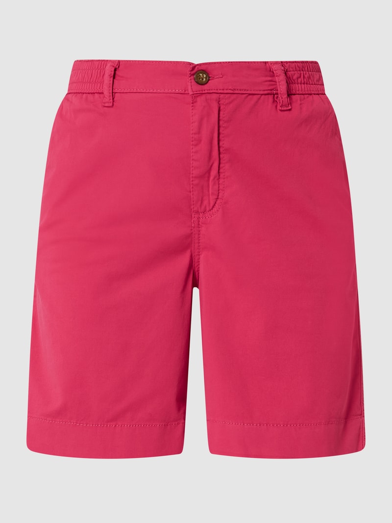 Chino-Shorts mit Stretch-Anteil in pink