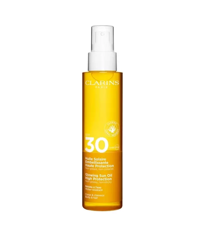 HUILE SOLAIRE EMBELLISSANTE HAUTE PROTECTION CORPS SPF30 Huile Solaire non grasse, non collant