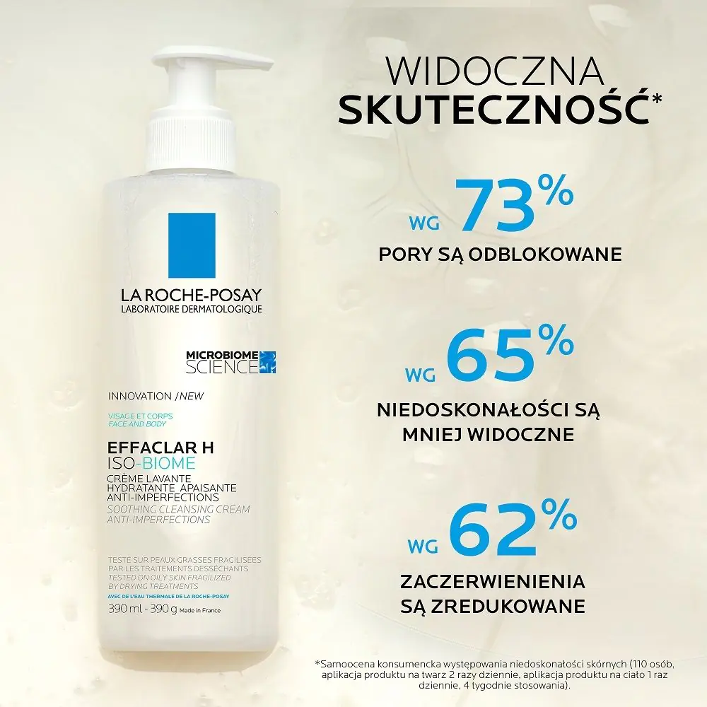 La Roche-Posay Effaclar H Iso-Biome Κρέμα Καθαρισμού
