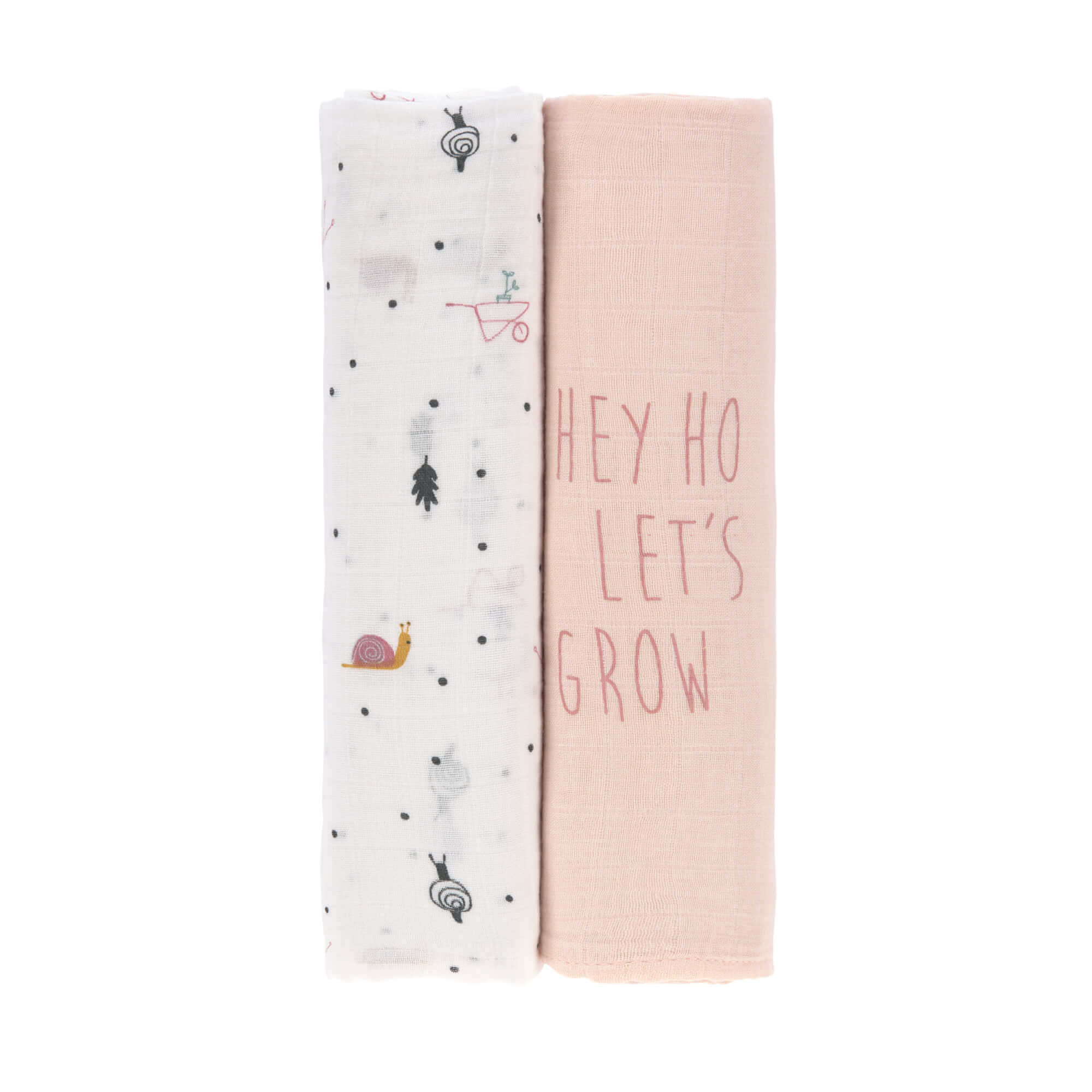 Mulltücher (2 Stk) - Heavenly Soft Swaddle XL, Garden Explorer Schnecke