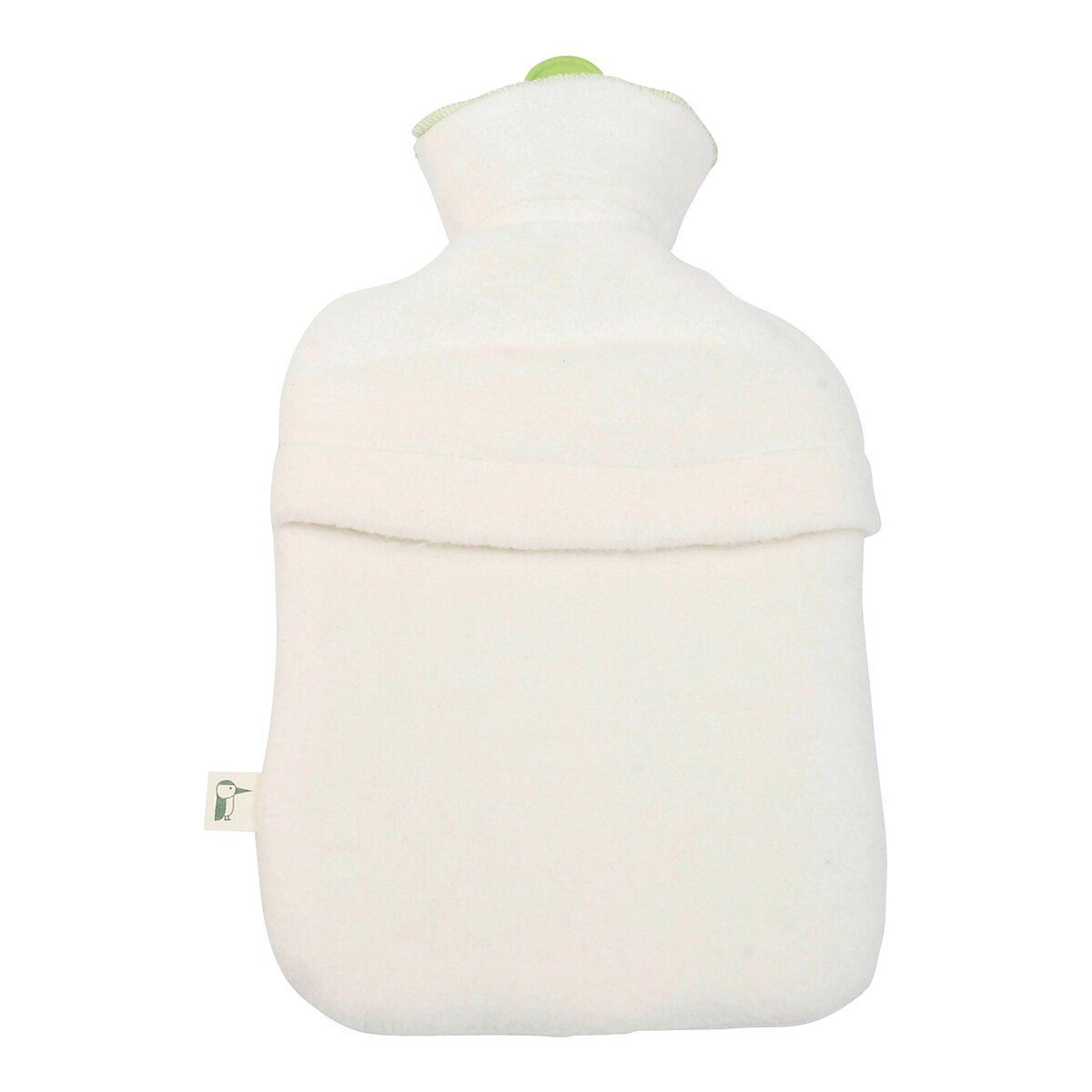 Wärmflasche aus Naturkautschuk mit Bio-Bezug