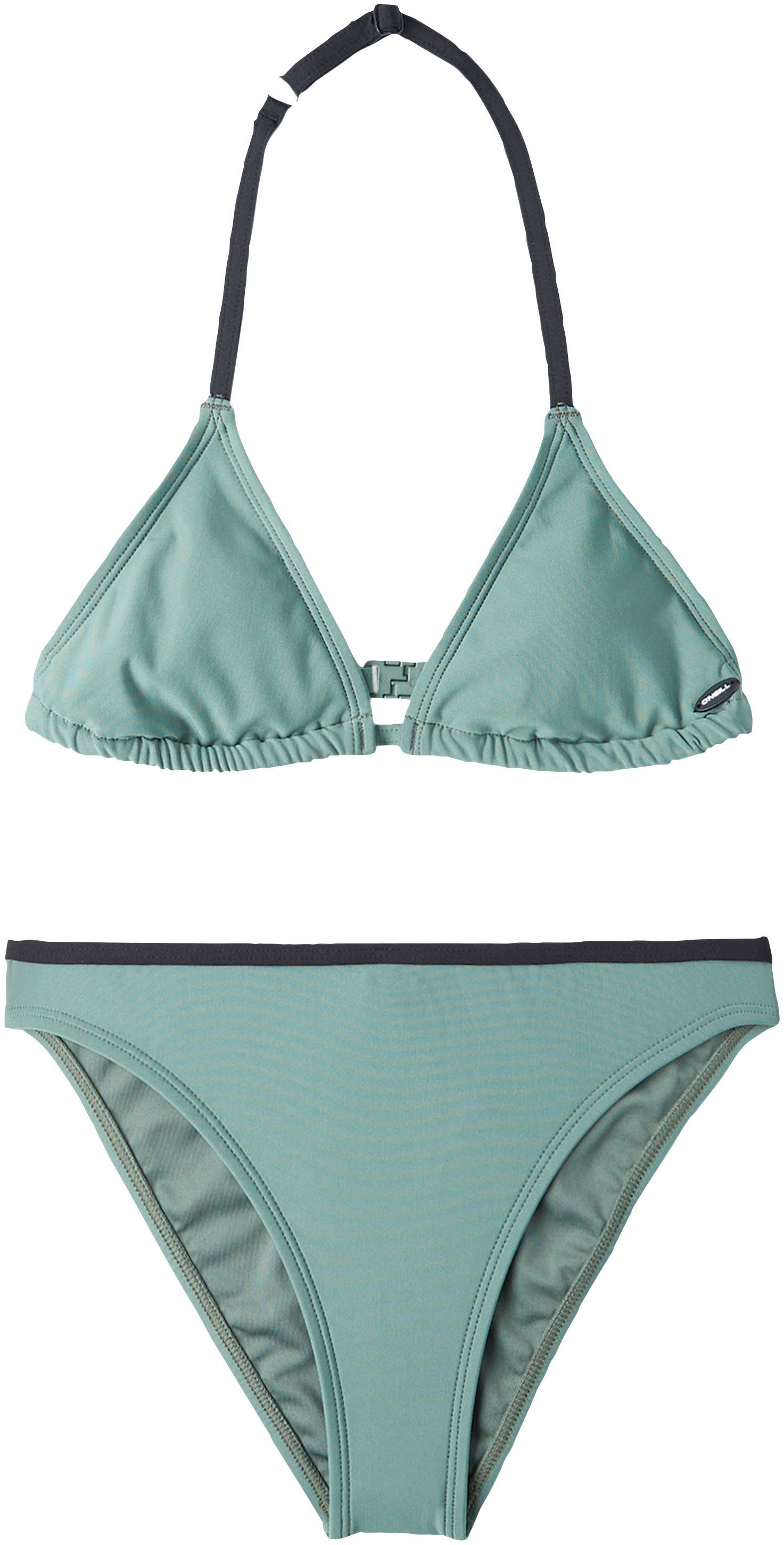 O'Neill Bustier-Bikini ESSENTIAL TRIANGLE BIKINI mit Label-Badge am Oberteil