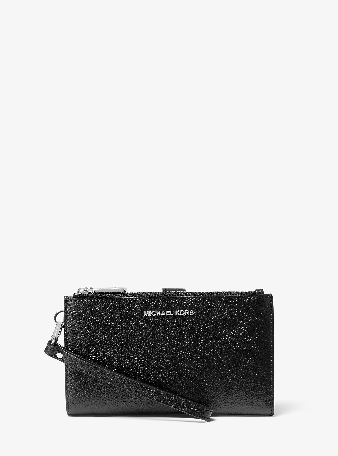 Adele Leather Smartphone Wallet - BLACK
