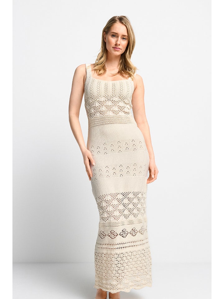 Rich & Royal Kleid in Beige günstig kaufen
