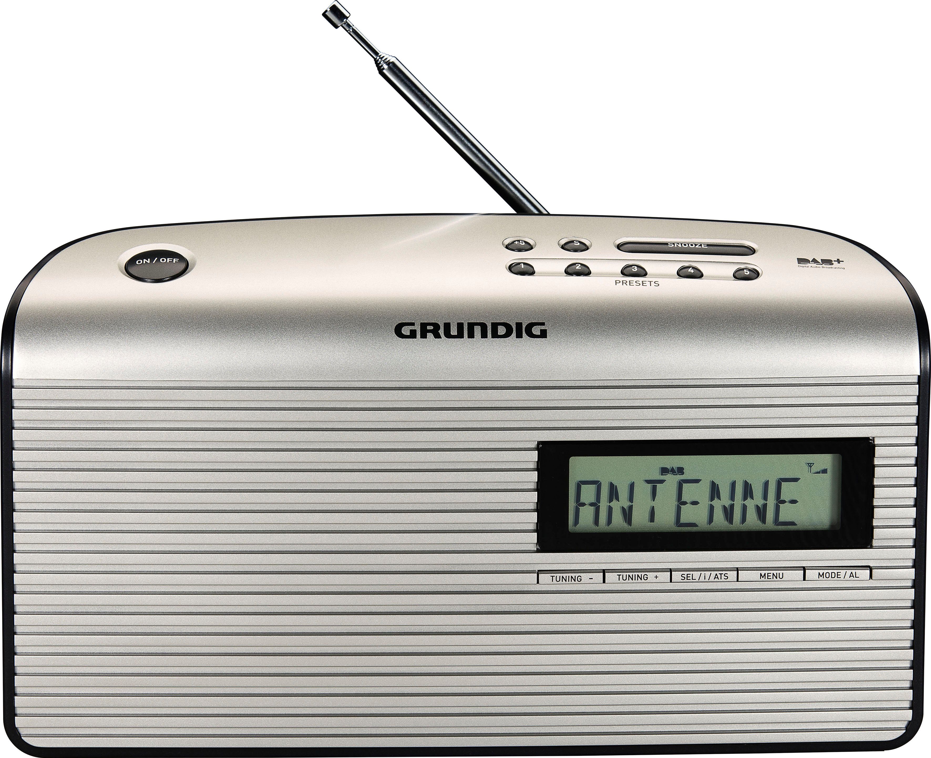 Grundig Music WS 7000 DAB+ Digitalradio (DAB) (Digitalradio (DAB), UKW mit RDS, 1 W)