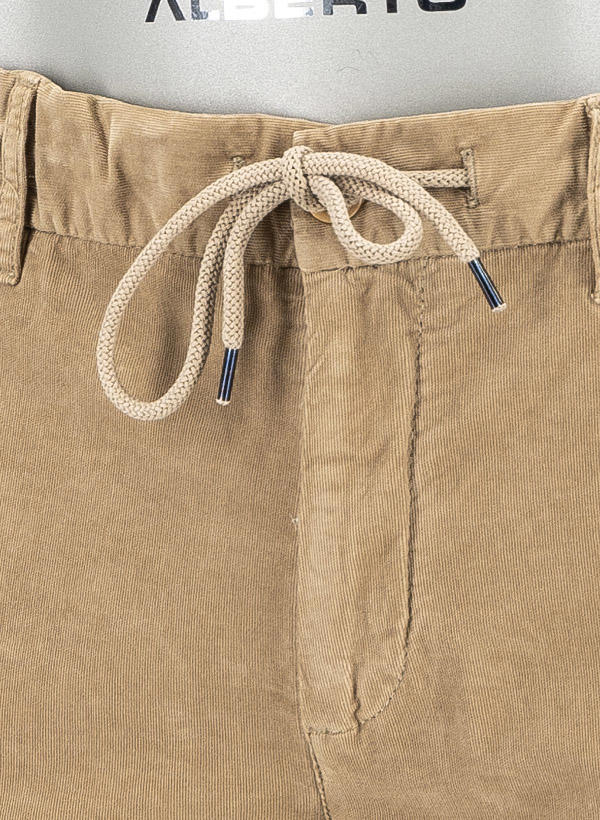 Alberto, Cargohose John, Slim Fit, Cord, sand