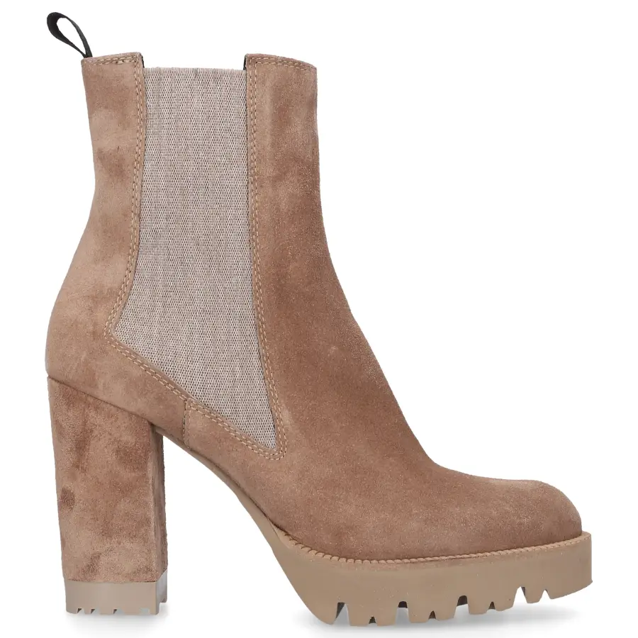 Roberto Festa - Chelsea Boots LAURA Veloursleder - beige