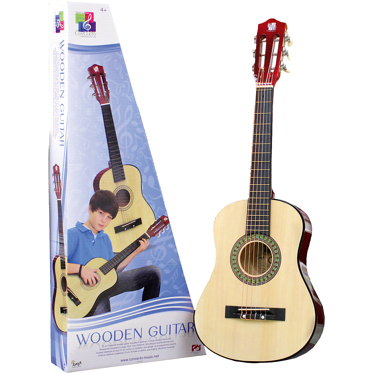 Gitarre Concerto Holz, 75 cm