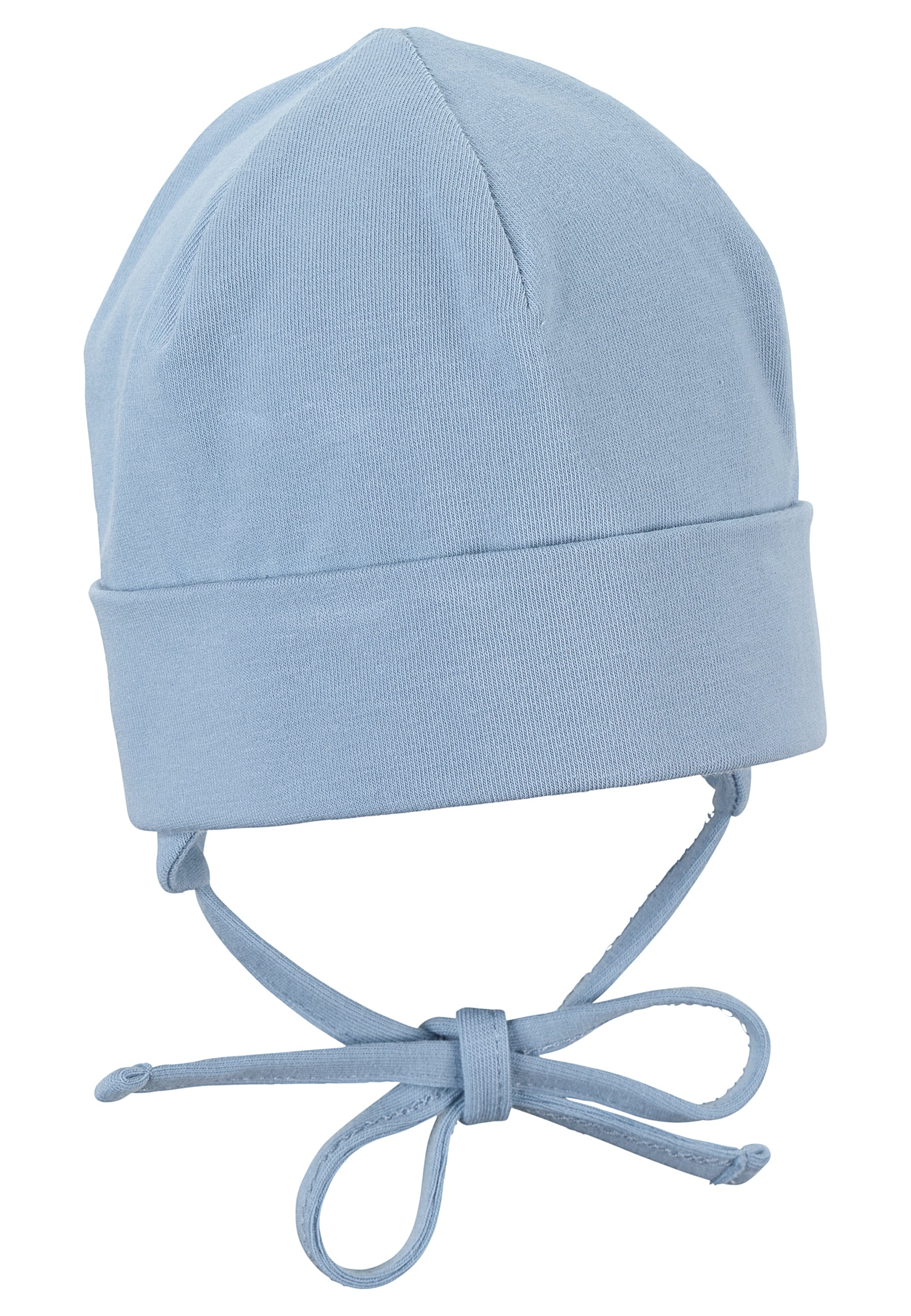 OCS Beanie aus Singlejersey Hellblau, Rosa u. Weiß