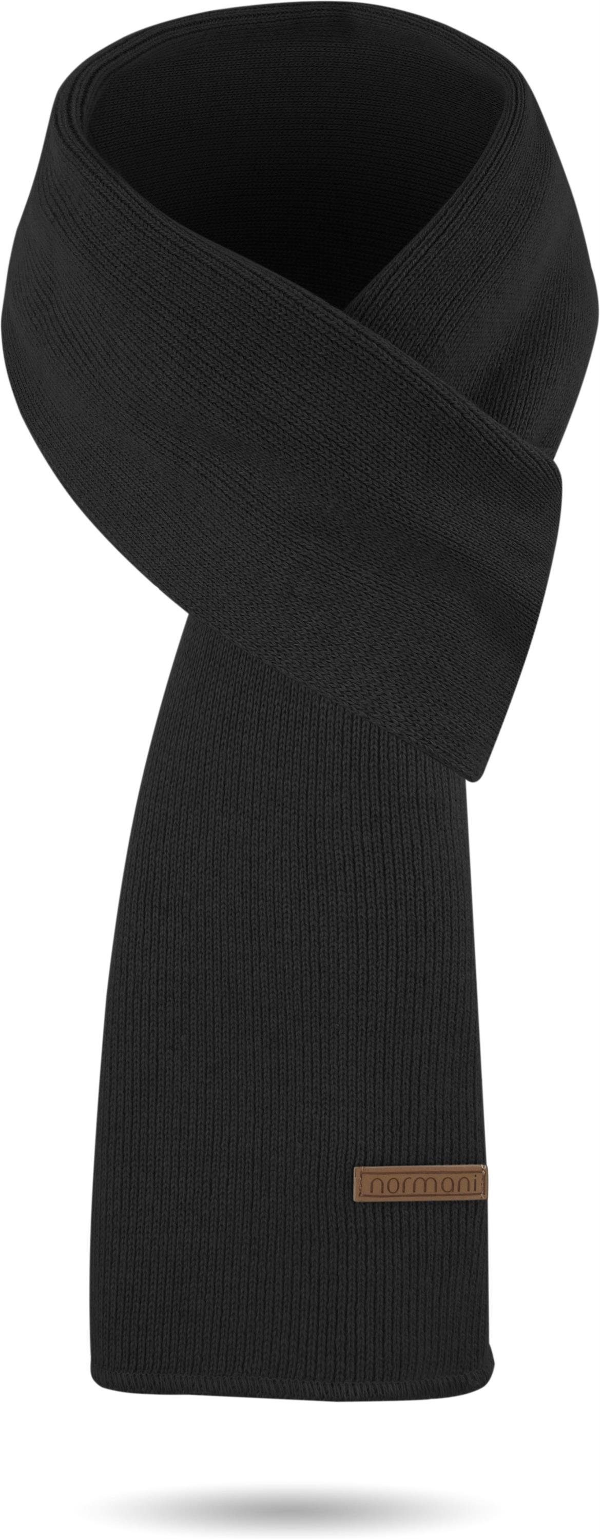normani Wollschal Merinowoll-Schal glatt Yuma, Winterschal Halsschlauch Halswärmer Gesichtsschal Schlauchschal für Damen und Herren