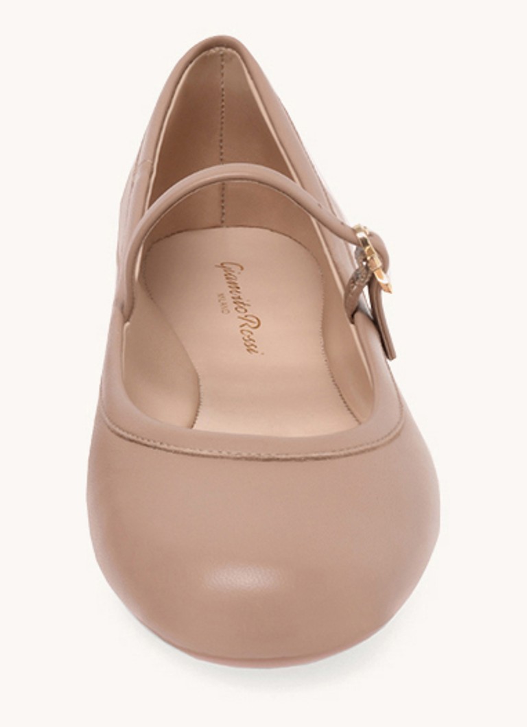 Gianvito Rossi Ballerine en cuir Carla