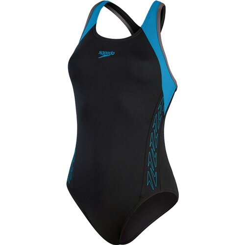 DAMEN BADEANZUG HYPERBOOM SPL FYBK AF BLACK/BLUE