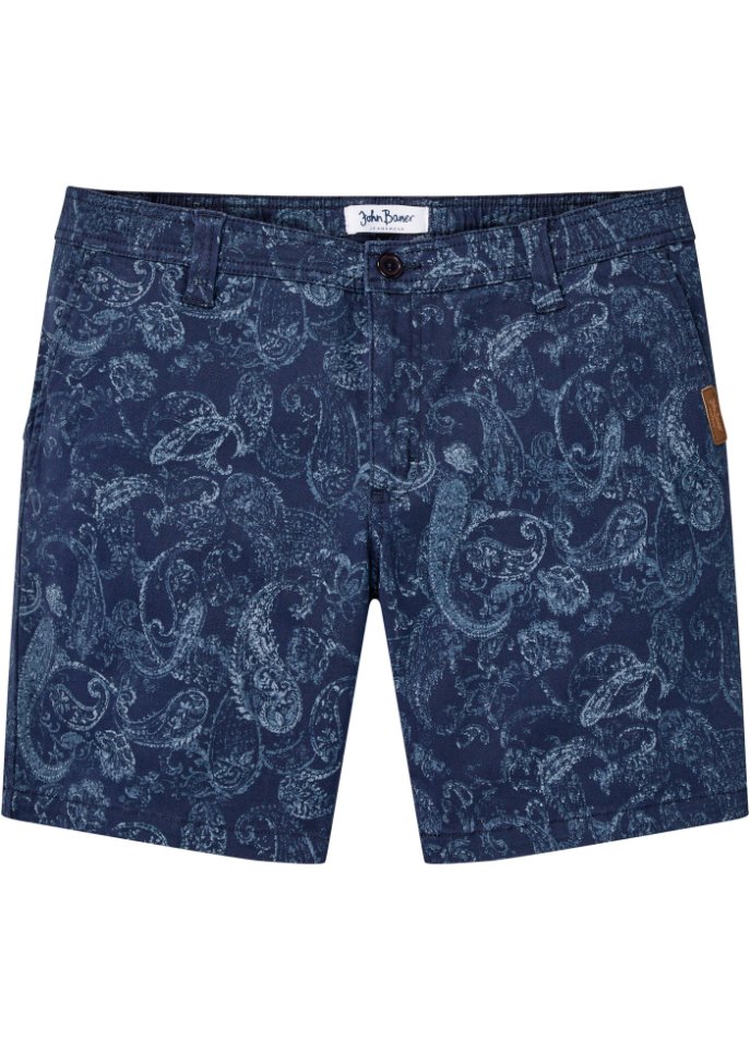 Long-Shorts mit Paisley-Druck, Loose Fit