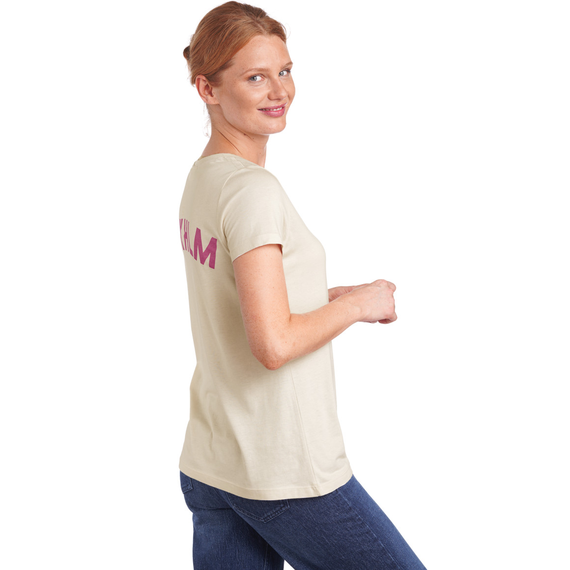 Damen T-Shirt mit Rückenprint