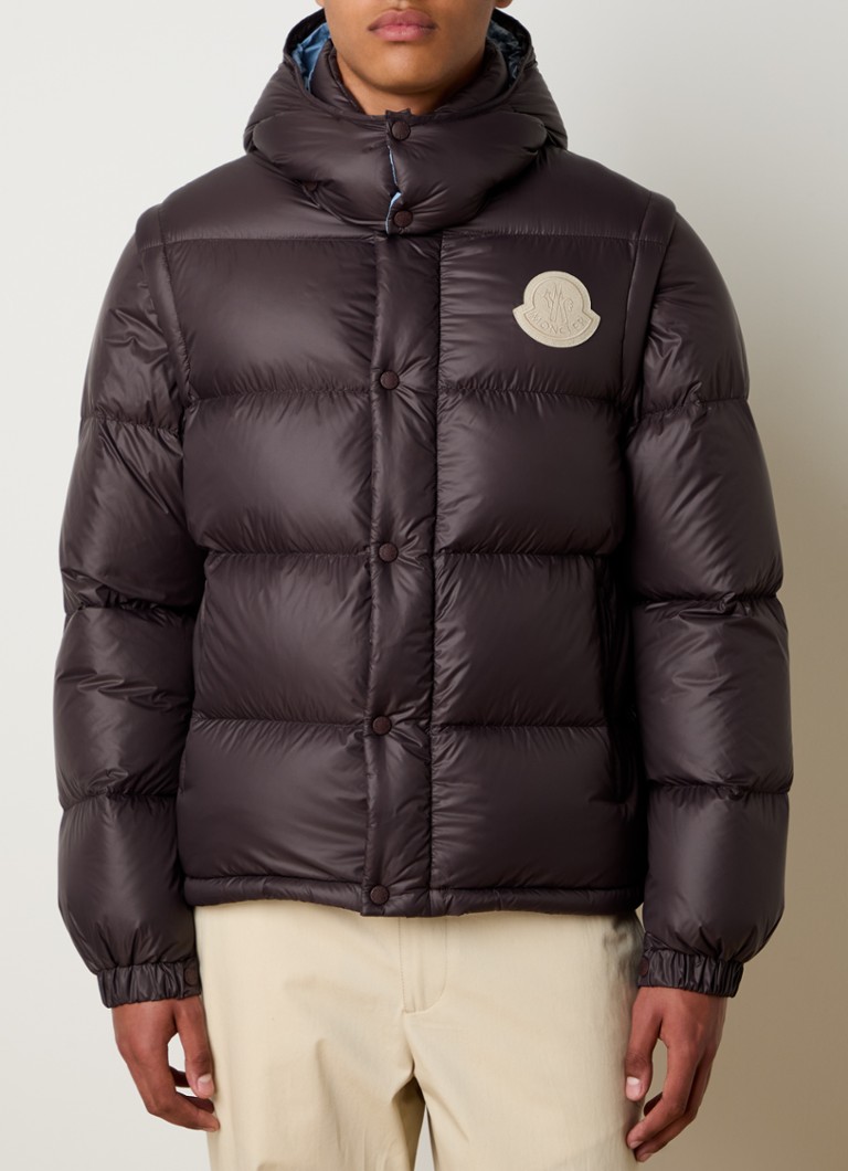 Moncler Cyclone puffer jacket with down padding and removable sleeves
