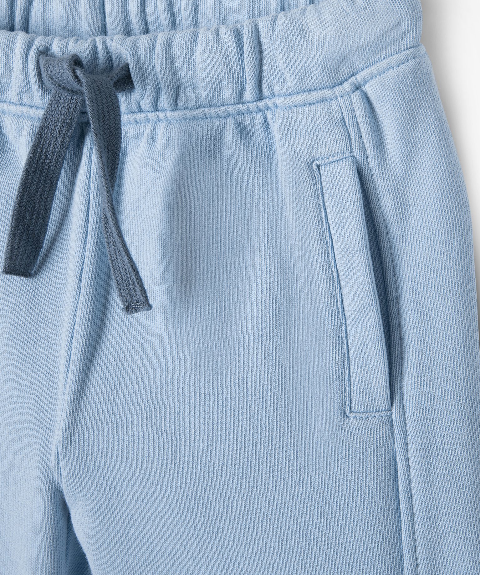 Bermuda bébé Garçon en maille unie à taille élastiquée bleu | GEMO
