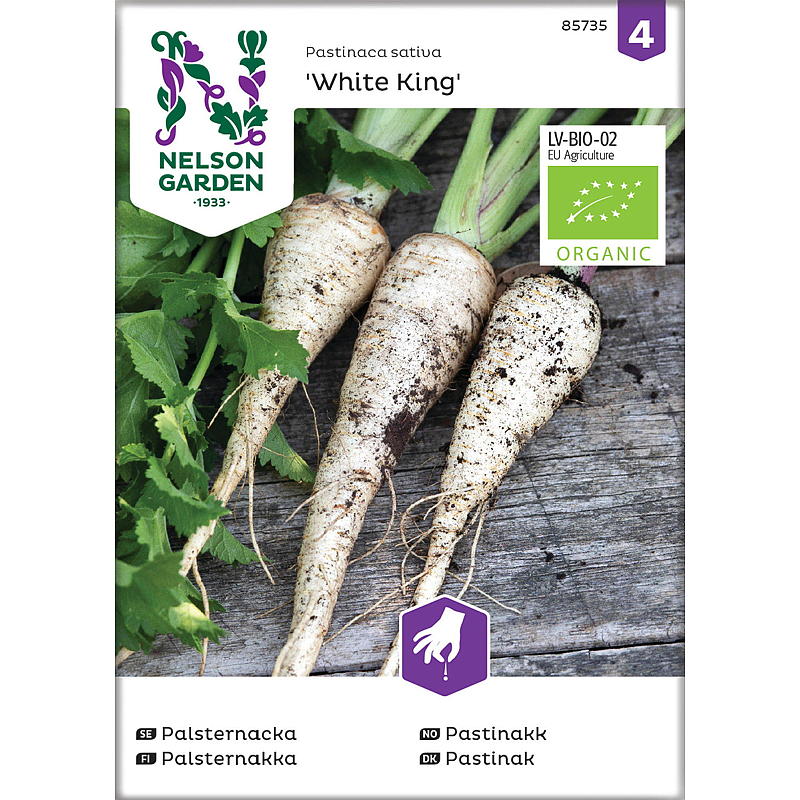 Nelson garden Frø Pastinakk White King, organic
