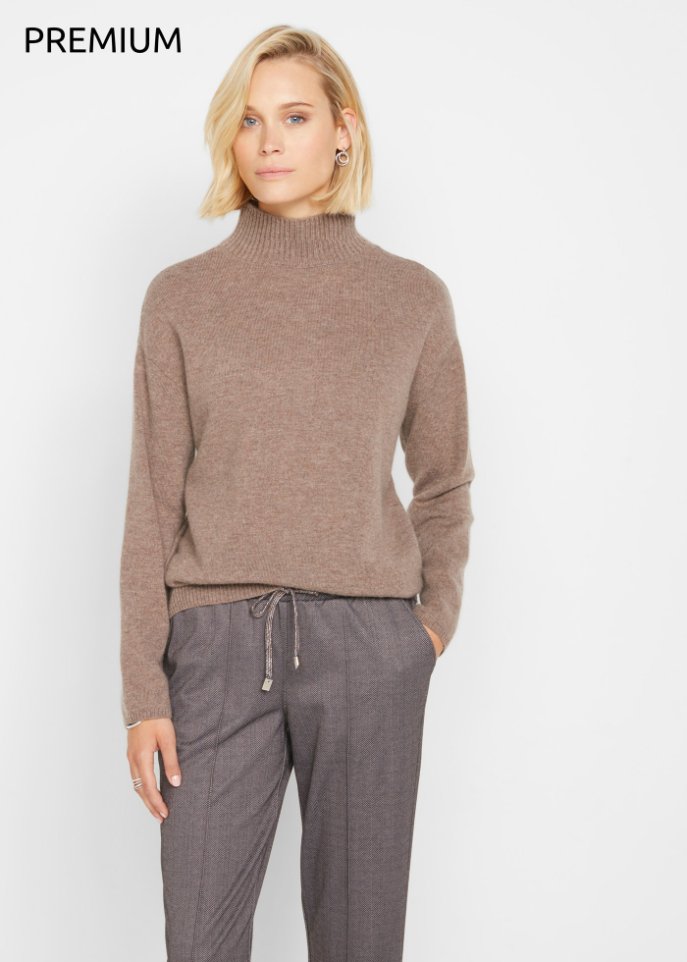 Oversize-Wollpullover mit Good Cashmere Standard®-Anteil