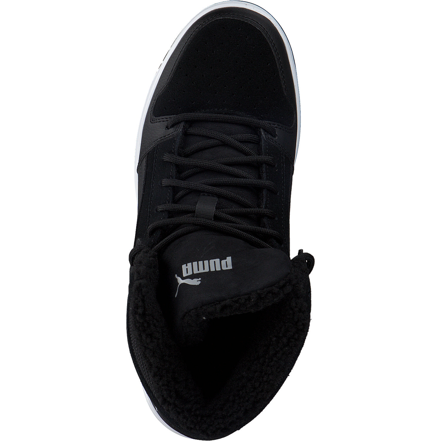 Puma Rebound Layup Fur 370497, Sneakers High, Kinder, Schwarz